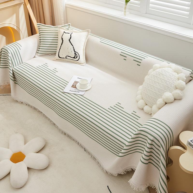 INS Style Sofa Cover Cloth Four Seasons Universal All-Inclusive Universal Cover Towel Simple Modern Sofa Cover Slipcover Sofa Blanket