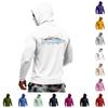 Tricou cu Mânecă Lungă Hawaiian de Vară pentru Bărbați, Uscare Rapidă, Protecție Solară UPF50+, Hanorac Sport Fitness, Ușor, Respirabil
