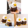 White Simulated Animal Haired Sea Eagle Plush Toy Bird Series Plush Toy Ornament