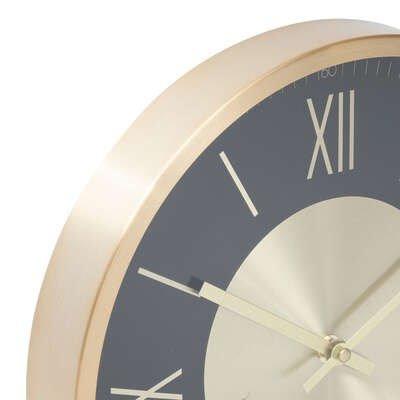 Ariana Wall Clock 30cm Gold/black