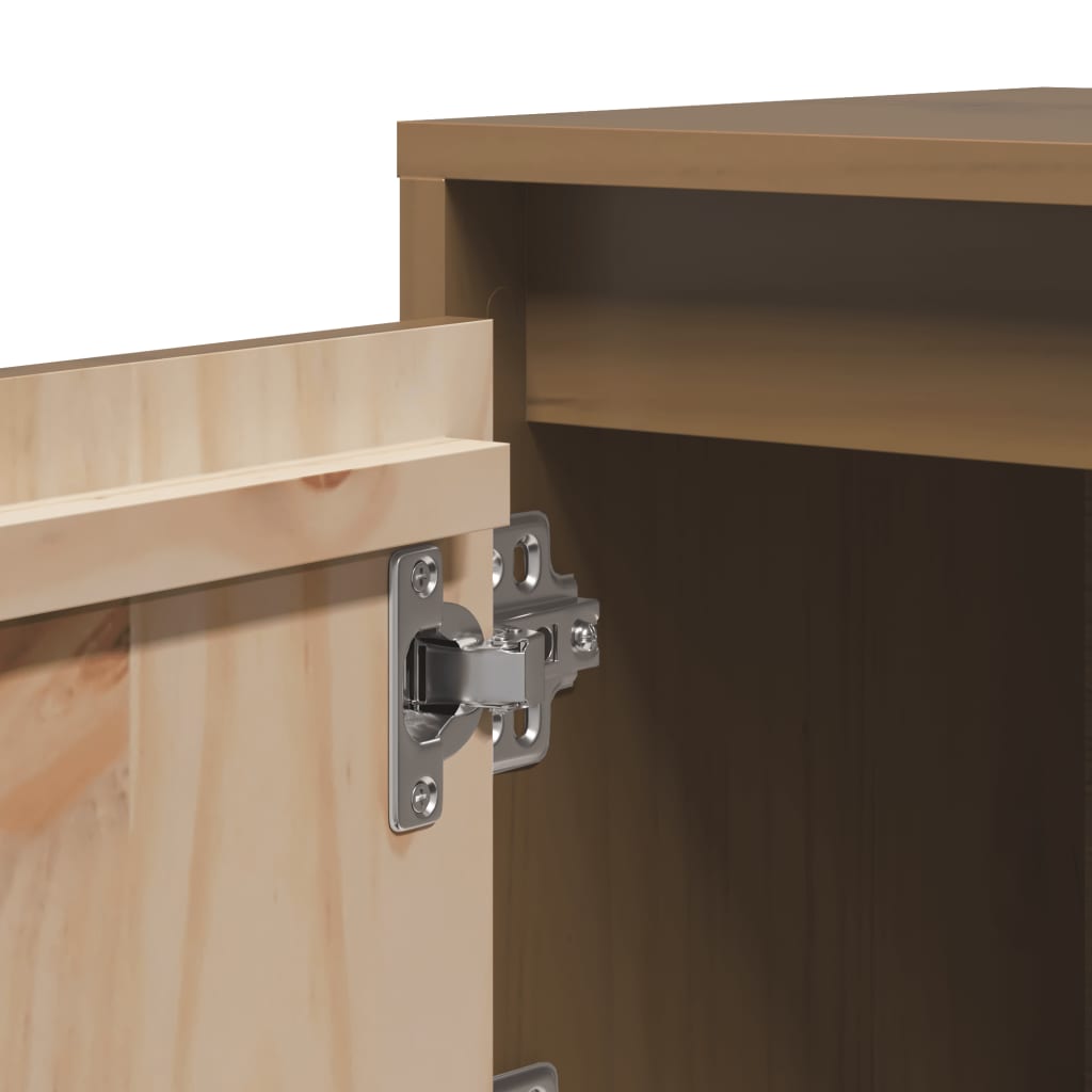 Nightstands 2 pcs Honey Brown 40 x 30 x 40 cm Solid Pine Wood
