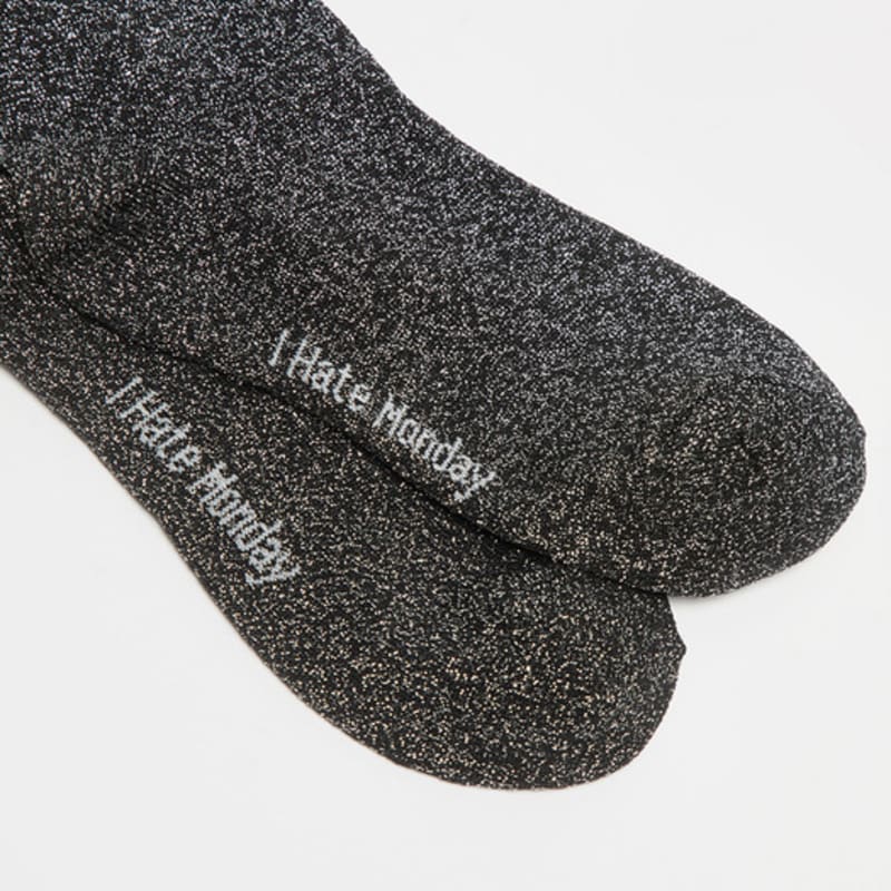 SUECOMMA BONNIE [IHM]Glitter socks(black)_DSLAA25502BLK