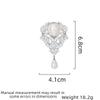 Women's Light Luxury Fashion Elegant Imitation Pearl Long Brooch Unique Design Versatile Daily Accessories