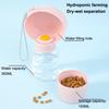 Portable Dog Water Bottle Leak-Proof Pet Water Dispenser with Drinking Bowl Food Compartment Travel Pet Feeder for Dogs Cats Hiking Walking Outdoor
