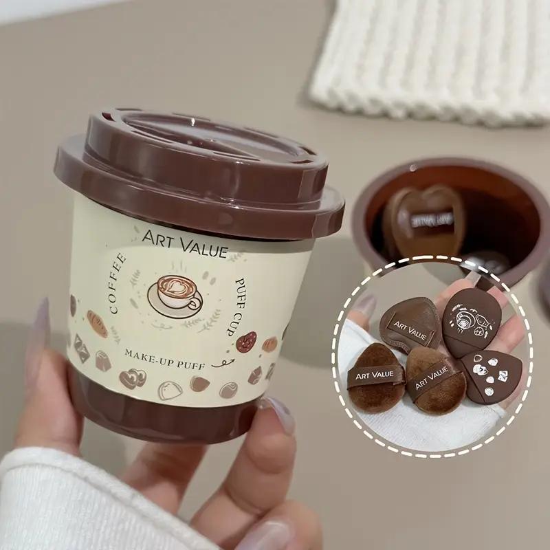 5 PCS Mini Velvet Makeup Puff – Multi-use Beauty Sponge for Setting Powder, Blush & Highlighter