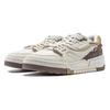 Li Ning 001 BTC Slip Resistant Abrasion Resistant Cushioning Support Low top Casual Shoes Women's White Umber AGCU036-6