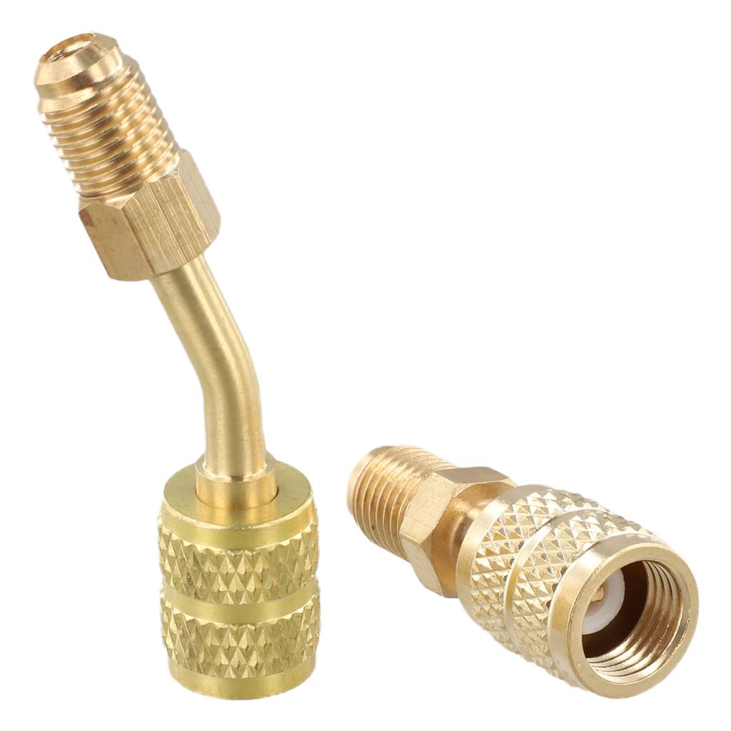 HVAC Werkzeug 45 Grad Adapter Messing Material Problemlose Installation Auslaufsicheres Design Messing Und Gummi Adapter Adapter
