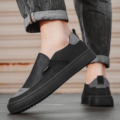 Men's Casual Shoes Men Classic British Style Loafers Moccasins Mens Light Comfortable Driving Flats Round Toe Rubber Outsole