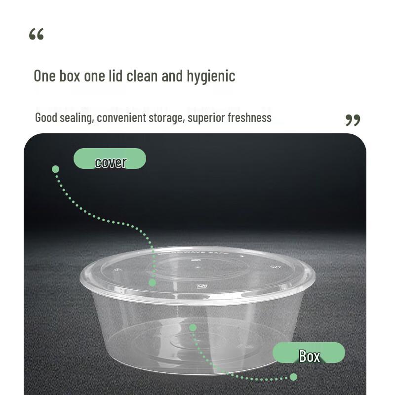 Disposable Microwaveable Takeout Food Containers