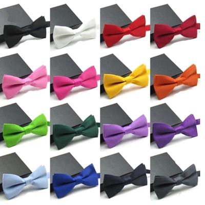 Modische, verstellbare Smoking-Fliege für Herren, einfarbig, klassische Hochzeit, Party, Fliege