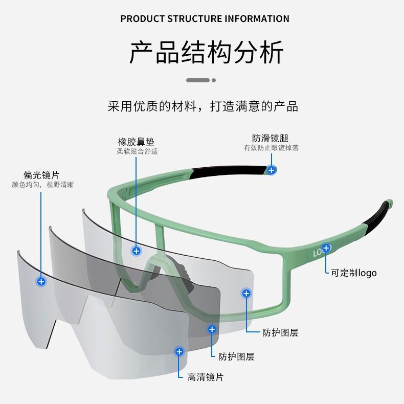 Cycling Glasses TR90Sports Glasses for Cycling, Mountain Climbing, Marathon Running, and Outdoor Cycling