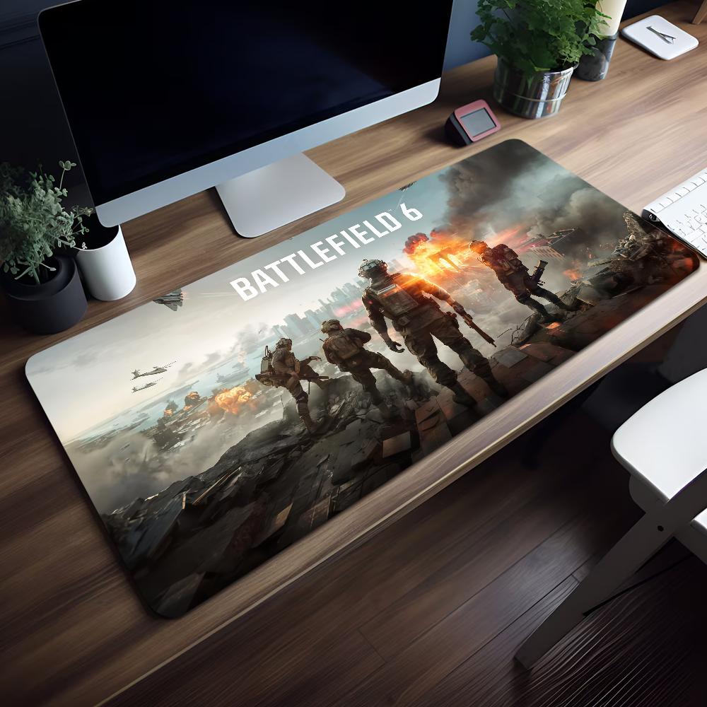 Mouse Pad MousePad Non-slip Lockedge Office Game Student B-Battlefield Gaming E-sports 6 New Thickened Large Writing Pad Cushion