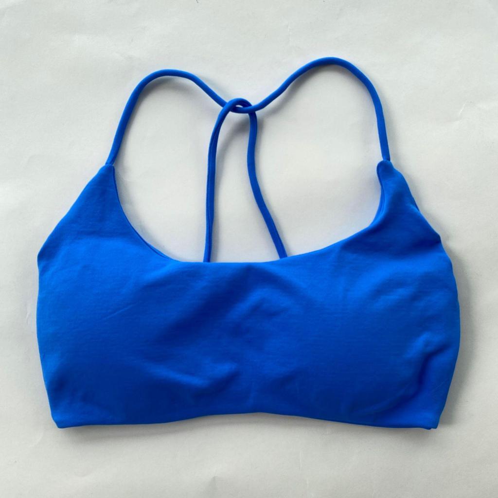 DFYNE Sport-BH mit gekreuztem Rücken und nahtlosem Design: Hochelastische Matte Nylon Yoga Weste für Damen