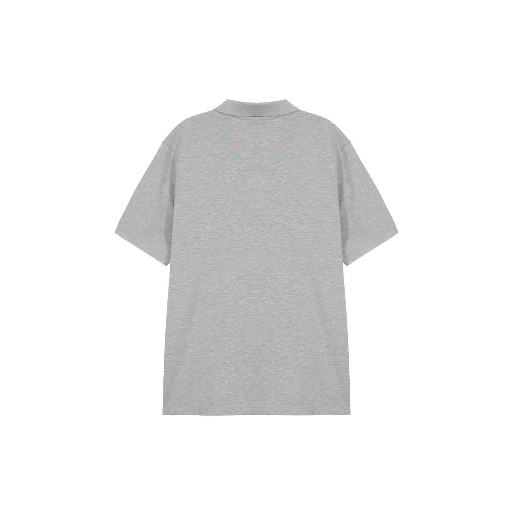 Nike Printed Logo Short Sleeve Polo Shirt Men Tops Gray FN3895-063