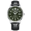 LIGE Men Business Quartz Watch Leather Strap Calendar Waterproof Minimalist Wristwatch