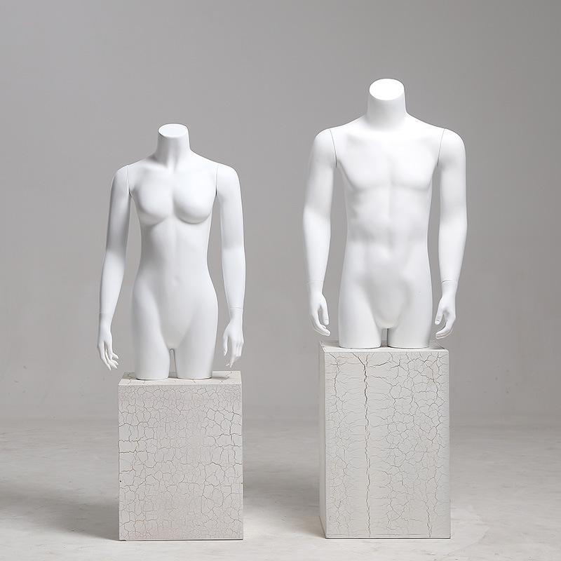 

Unisex Half-Body Headless Mannequin for Undergarment Display