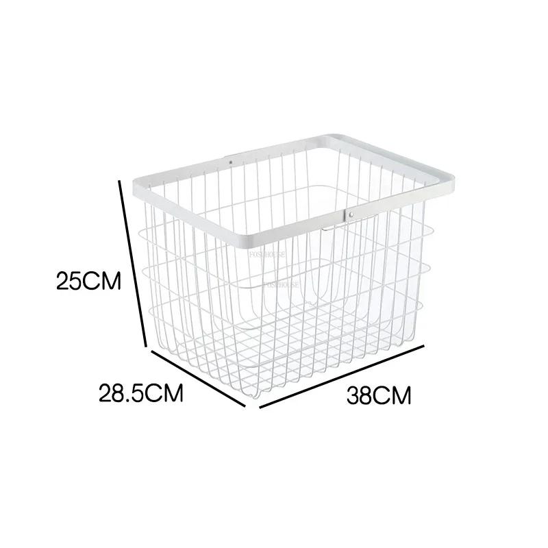 

For Laundry Baskets Iron Dirty Clothes Basket with Wheels Change Clothes Basket Household Bathroom Double Layer Storage Shelf