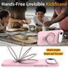 For iPhone Air Case Compatible with MagSafe Kickstand PC+Silicone Phone Cover