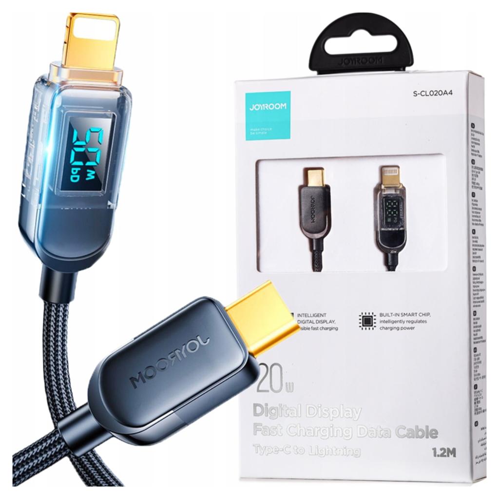 Kabel Do Usb-C Lightning 20W 1.2M Joyroom S-Cl020A4 (Czarny)