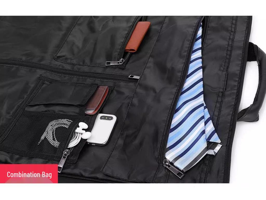 Large Capacity Travel Suit Bag - Ideal for Business Trips & Formal Wear Storage