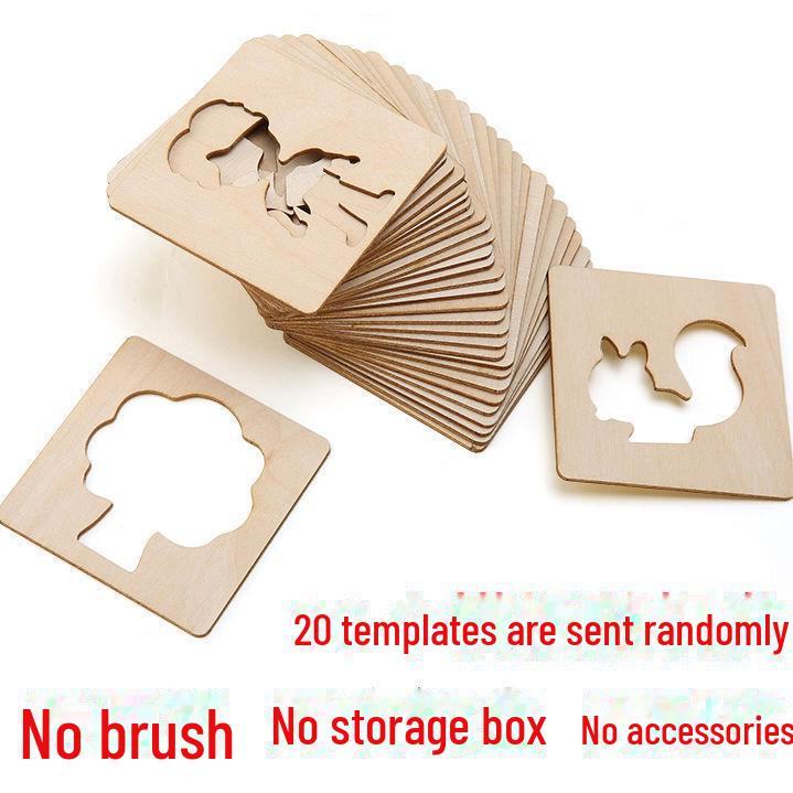 

Набор детских художественных трафаретов и пазлов «Граффити»