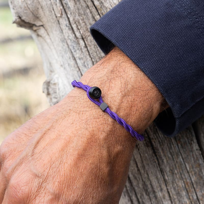 Bracelet PIG & HEN Easy Ed - Violet Royal X Noir