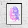 Watercolor Quotes Poster Psychedelic Gradient Spiritual Wall Art Canvas Painting Wall Pictures For Living Room Decor