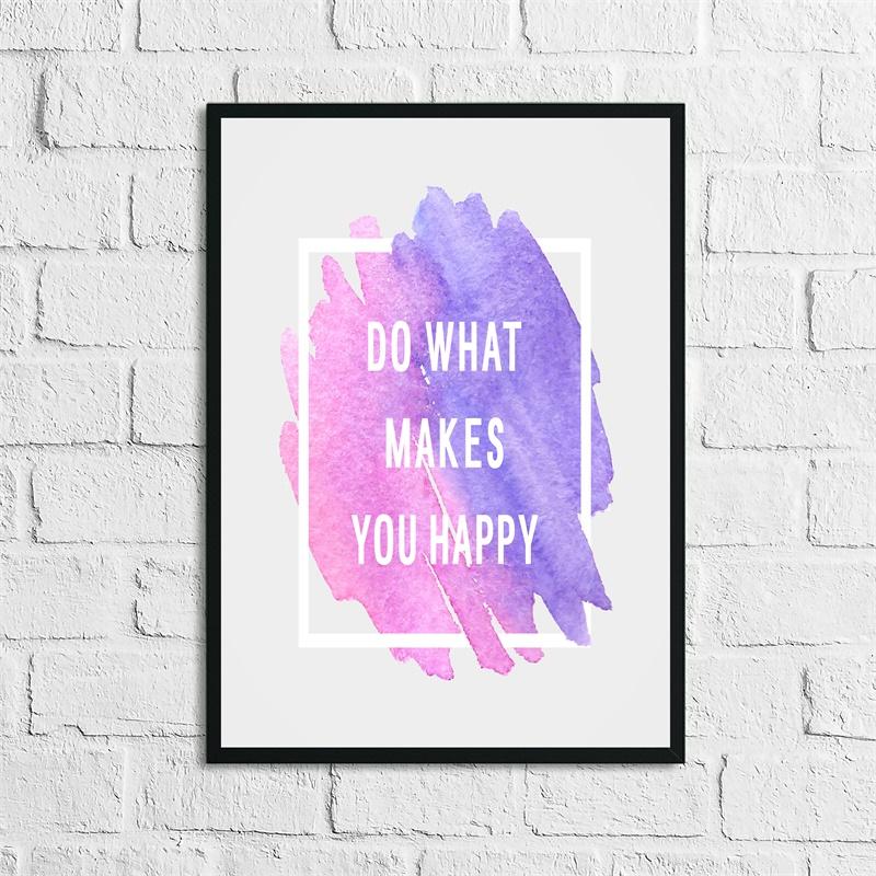 Watercolor Quotes Poster Psychedelic Gradient Spiritual Wall Art Canvas Painting Wall Pictures For Living Room Decor