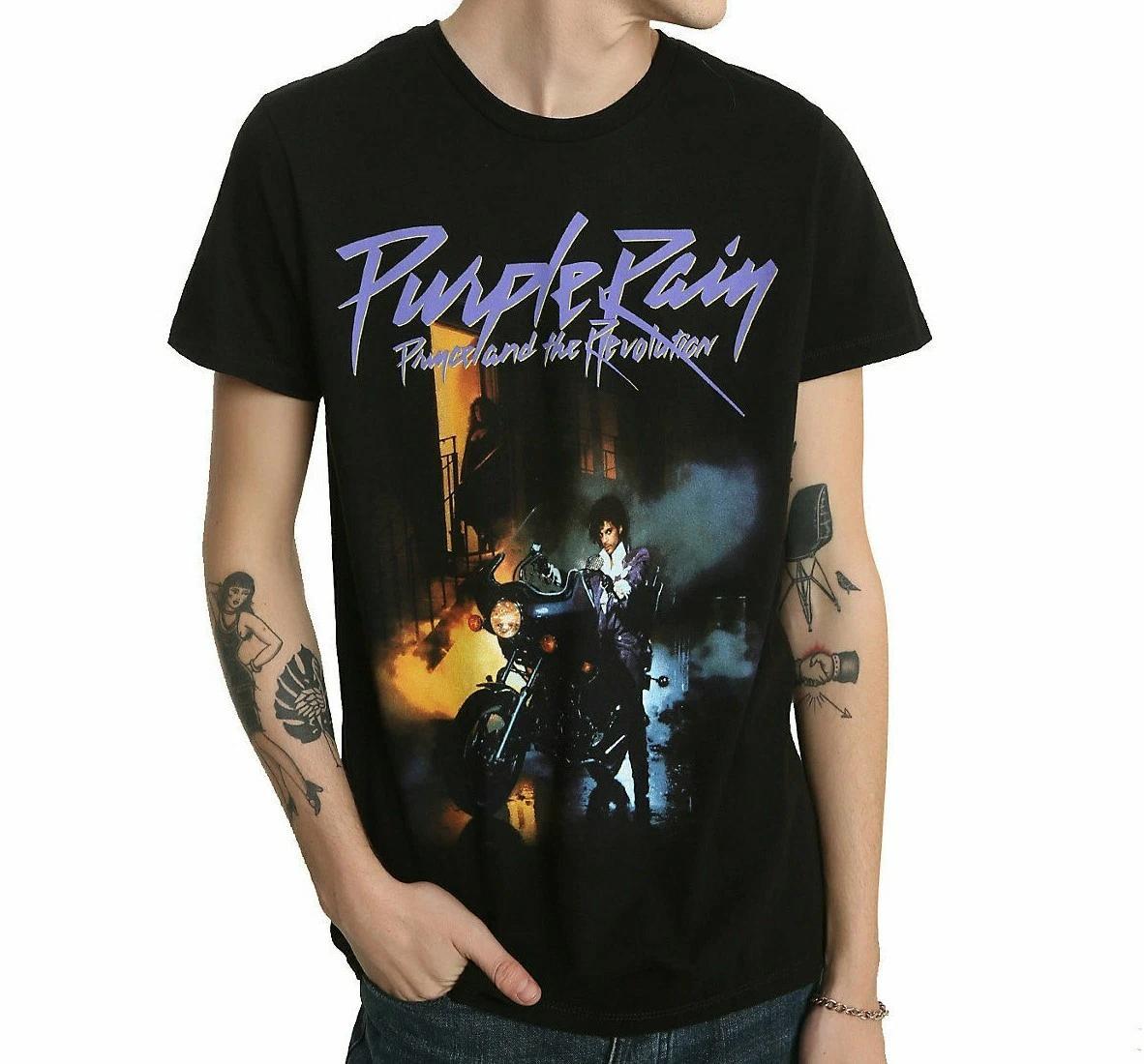 Prince Purple Rain Cover Tee Shirt New XXXXL