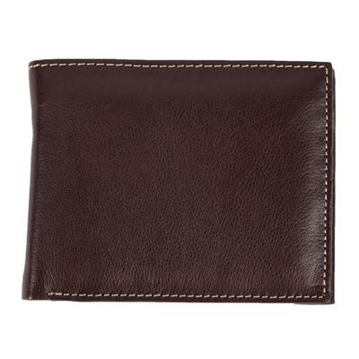 Carteira masculina Mark com três dobras e bolso para moedas