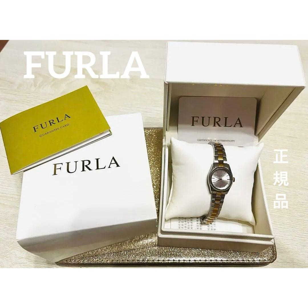 Used FURLA Furla wristwatch wristwatch