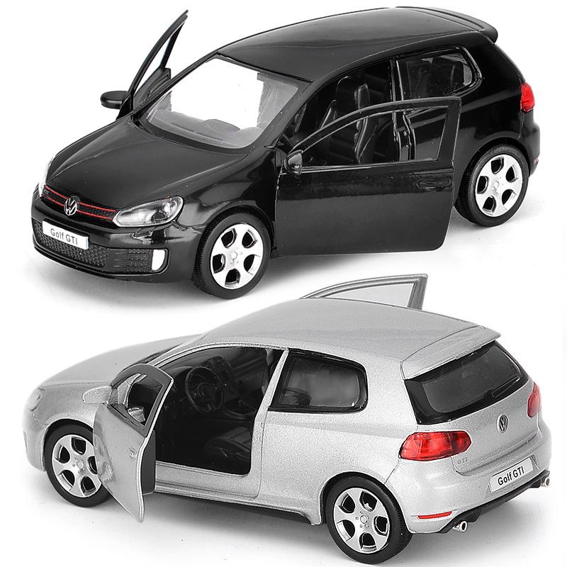 1/36 Volkswagen Golf GTI Toy Car Model for Children Diecast Metal Miniature Collection Gift for Children Boys Kid