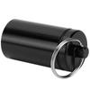 Mini Portable Keychain Medicine Holder Aluminium Waterproof Medicine Box Container for Outdoor Travel CampingAluminum