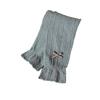 2024 Spring/Summer New Children'S Pantyhose, Girls' Combed Cotton, Lotus Leaf Edge, Nine Point Bow Bottom, Nine Point Socks