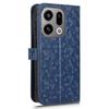 For Oppo Find X9 5G Wallet Case Dot Pattern Imprint PU Leather Phone Cover with Wrist Strap