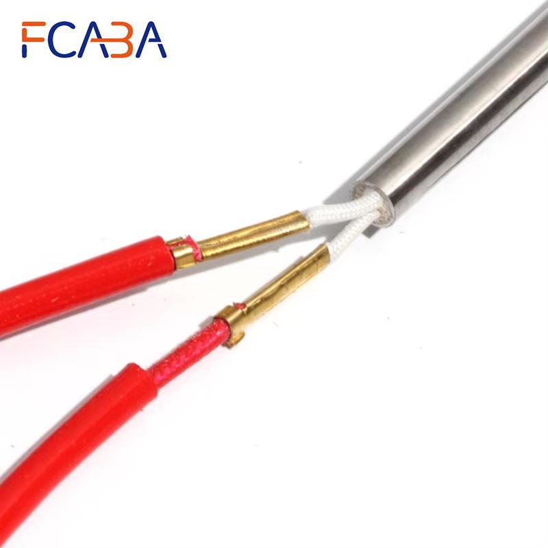 FCABA 5PCS 8mm 380~500mm 201SUS Cartridge Heater 110V/220V/380V Heating Tube 750W/800W/840W/900W/1000W Resistance Element