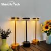 Touch Small Night Light LED Aluminum Material Desk Light Adjustable Brightness Reading Table Lamp for Gift Bedroom Home Decor