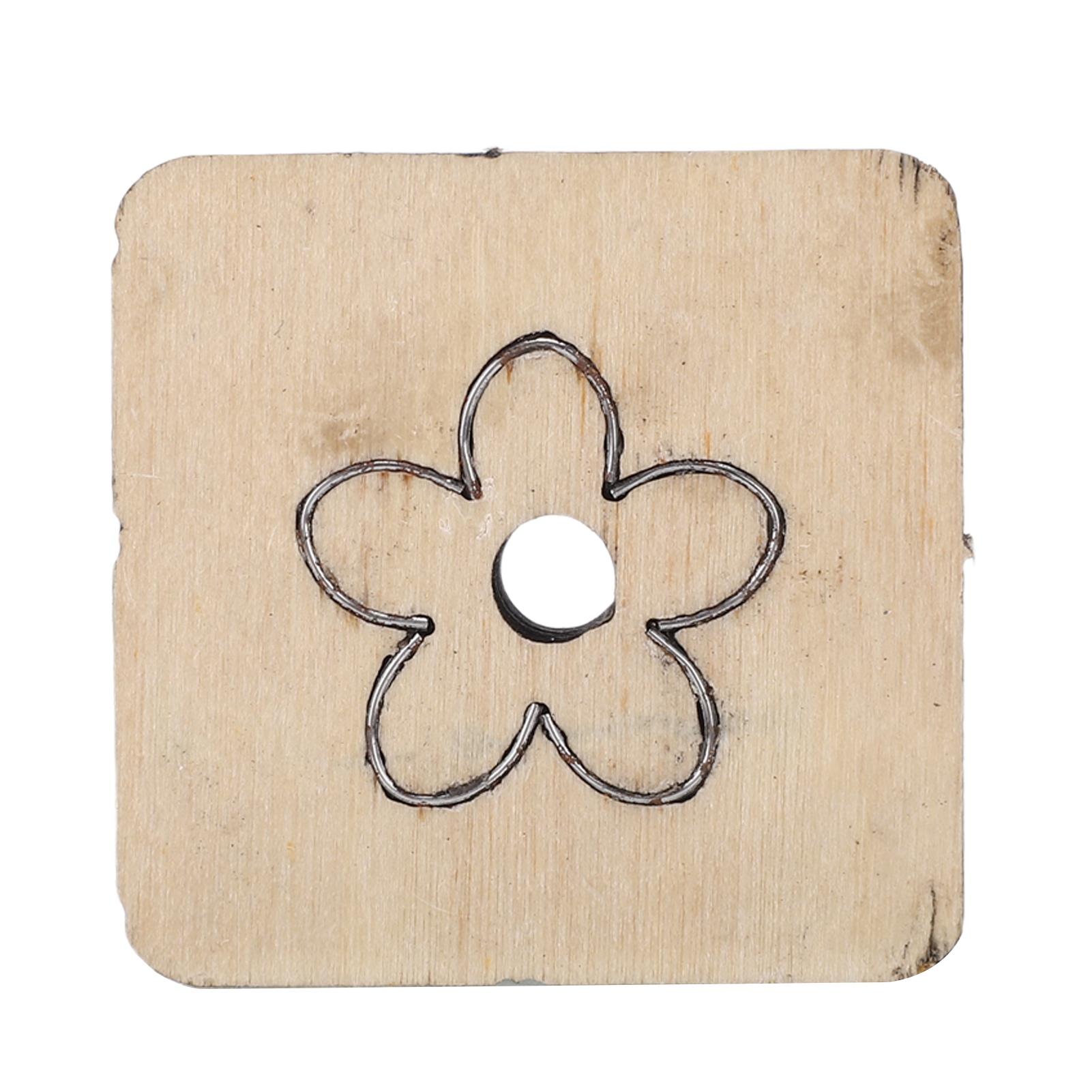 

Leather Cutting Die Flower Shaped Metal Leathercraft Cutter Punching Mold Crafting Tool