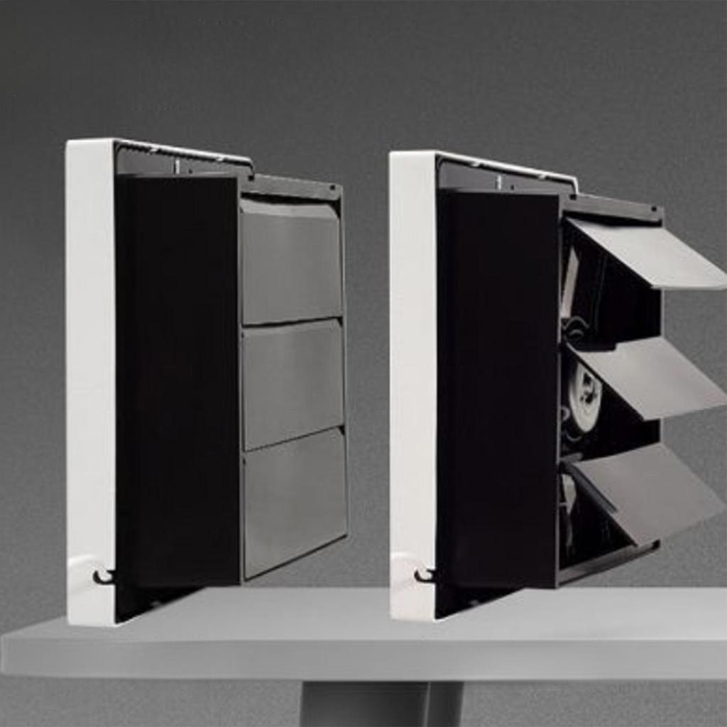 Solar Powered Fan Kit Wall Mount Ventilation
