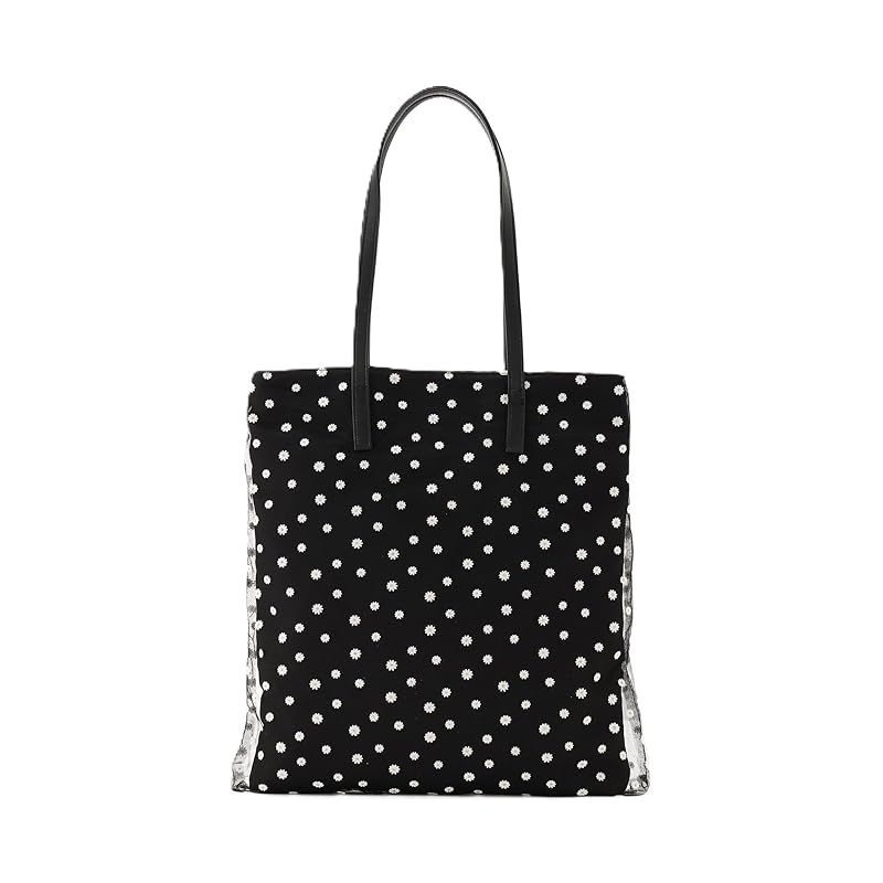 

[ afternoon tea living ] AfternoonTea LIVING tote bag JK46 Small floral pattern A4 tote bag black