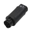 EV Adapter SAE J1772 Type 1 to Type 2 EV Charging Convertor Connector EVSE Adaptor 32A for Electric Car Accessories T1 to T2