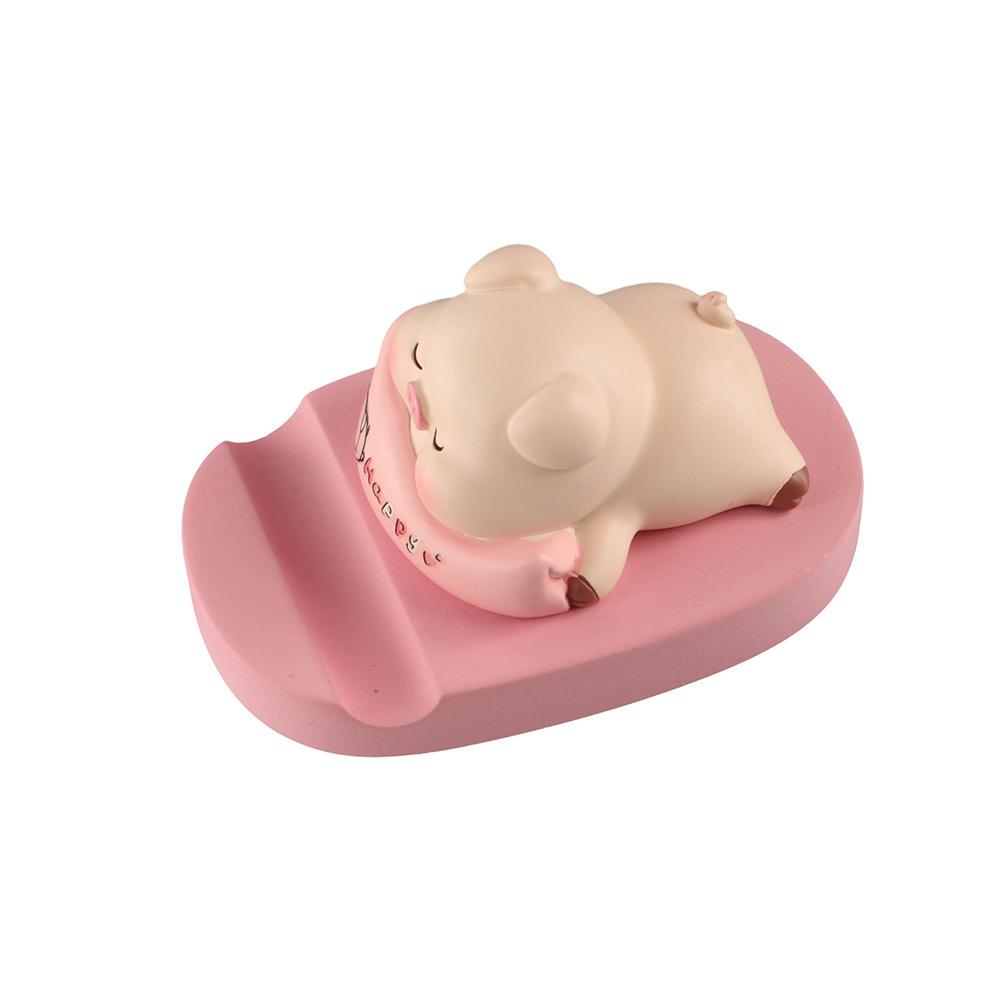 Figurine Model Doll Mobile Phone Stand Resin Doll Phone Bracket  Home Office  Decoration