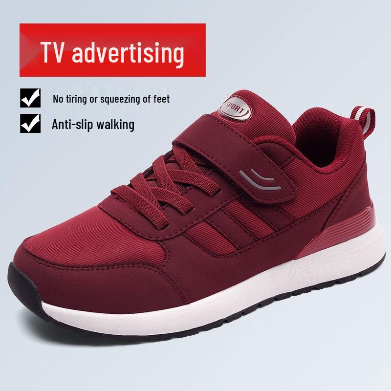 Soft Sole Non-Slip Walking Shoes for Men - Ideal for Spring & Autumn, Perfect for Middle-Aged & Elderly