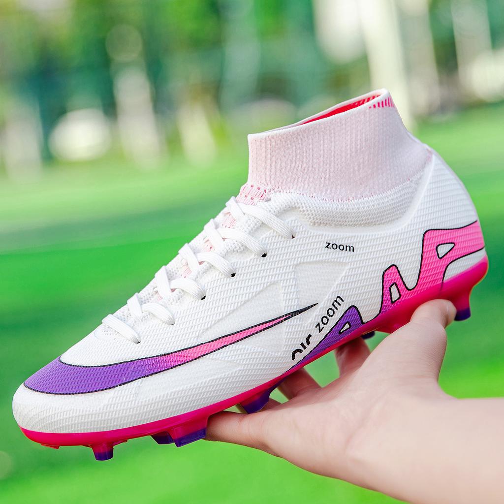 Beliebte rutschfeste Fußballschuhe für Herren, Damen und Jugendliche, lange Stollen, abgebrochene Stollen, Kunstrasen, Fußballschuhe für das Training von Erwachsenen