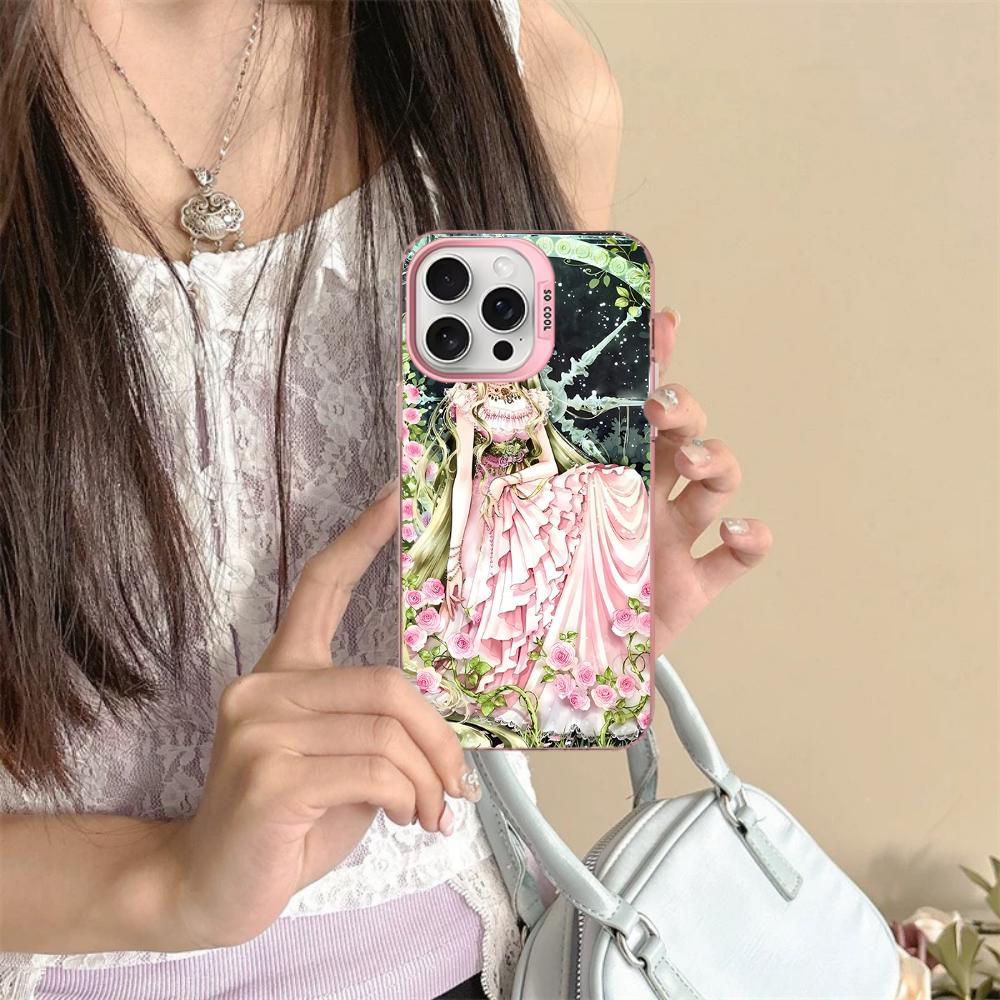 The Rose Of Versailles Phone Case For iPhone 16 15 14 13 12 11 Pro Max X XR XSMAX 8 7 Plus Matte Shockproof Back Cover
