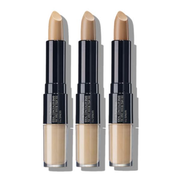 The Saem Cover Perfection Ideal Concealer Duo 4.2g (Stick) + 4.5g (Tip)  (3 Options)