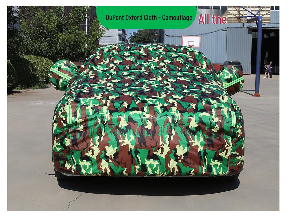 Oxford Cloth Car Cover: Full UV Rain Protection, Extra Thick with Cotton Lining, Hailproof