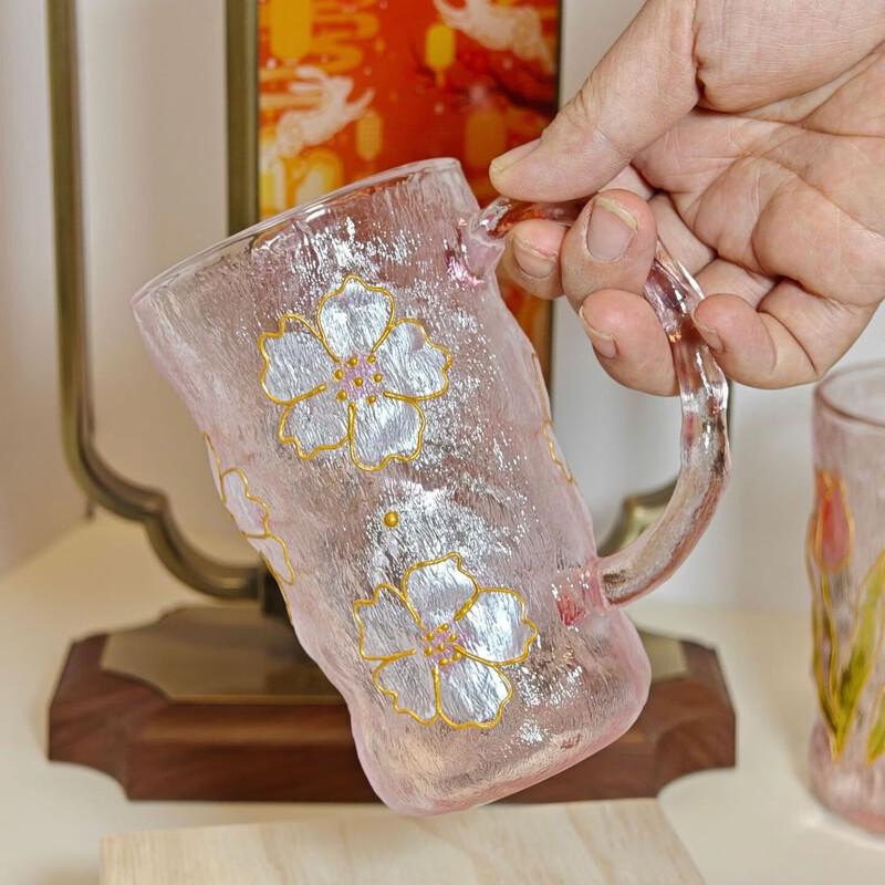 

Shangkai Japanese Hand-Painted Glass Water & Tea Cup