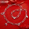 Stylish and Beautiful 925 Sterling Silver Pendant Necklace - Banquet Gift Jewelry