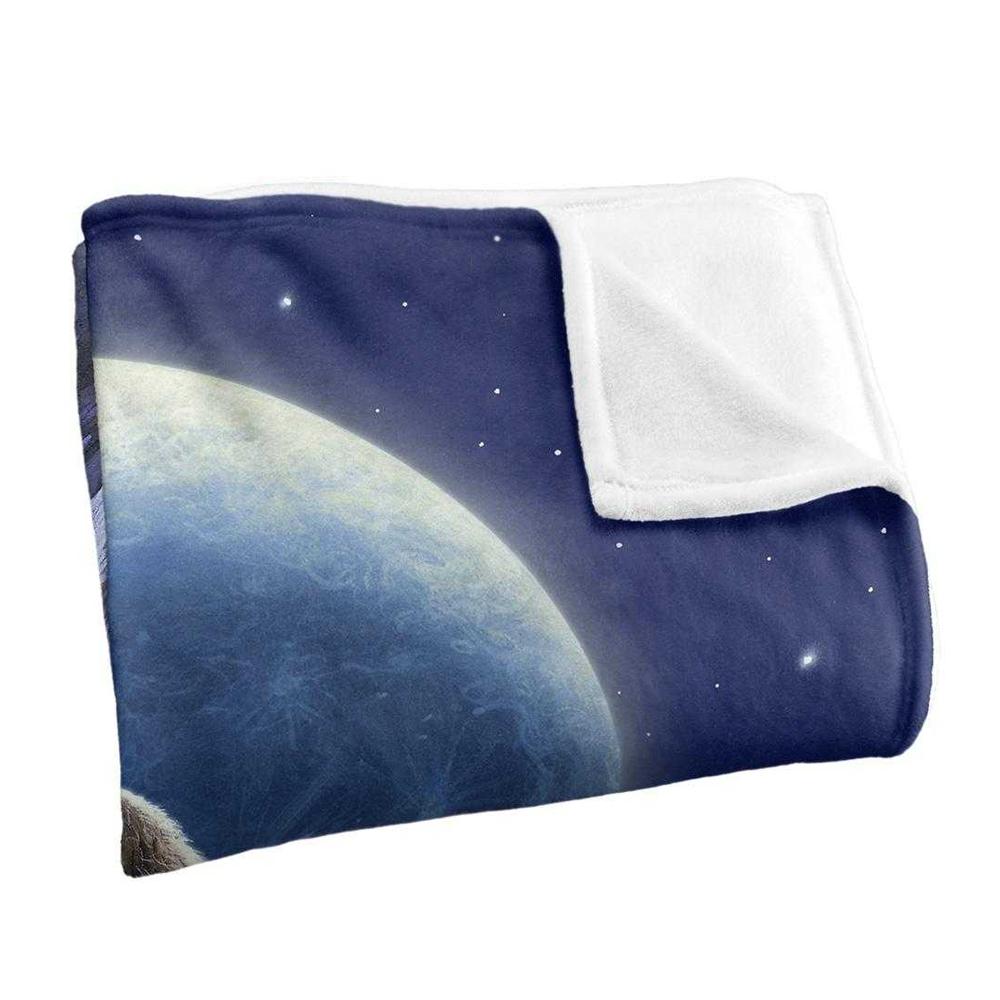 JQ Licensing Jlo Silky Howling Wolf Supersoft Blanket